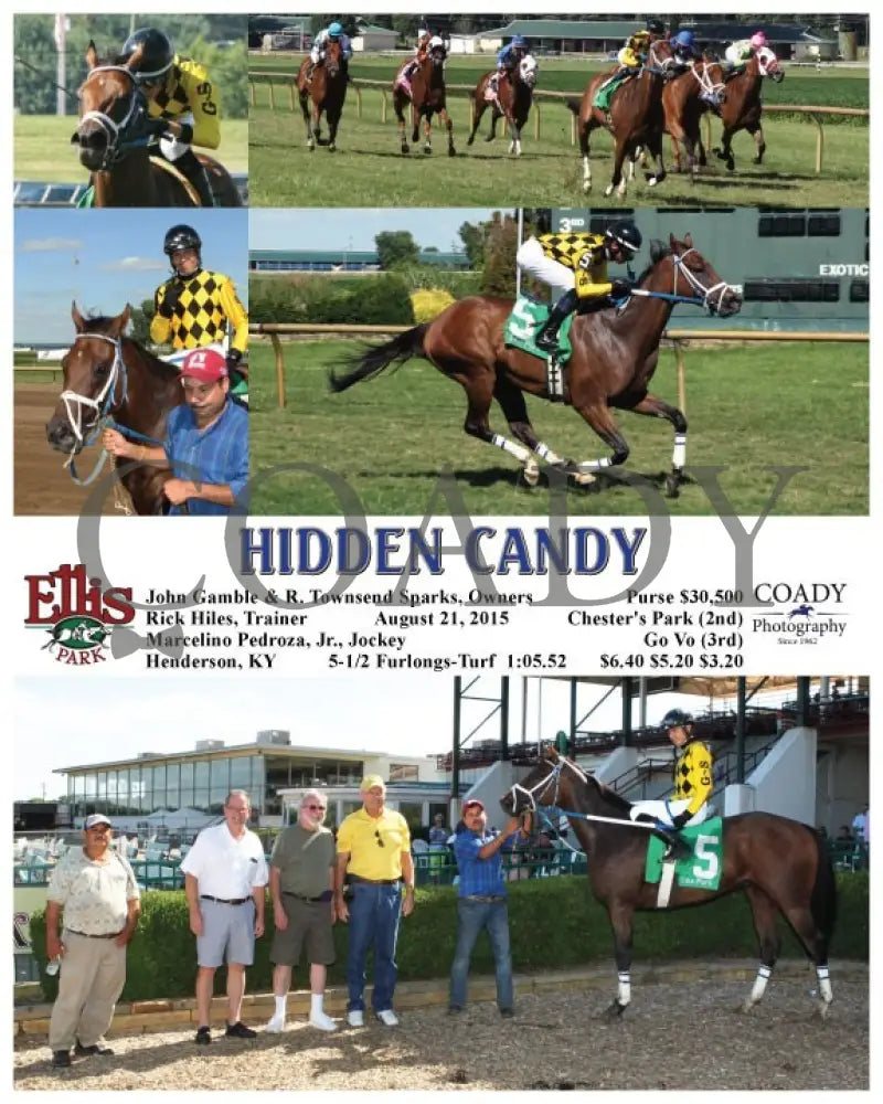 Hidden Candy - 082115 Race 07 Elp Ellis Park