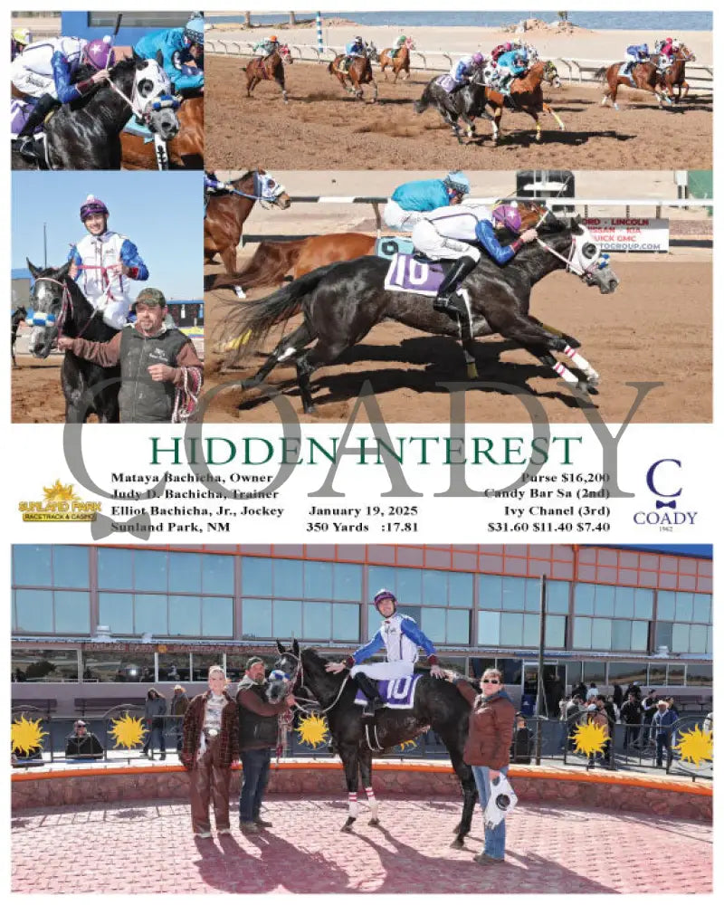 Hidden Interest - 01-19-25 R03 Sun Turfway Park