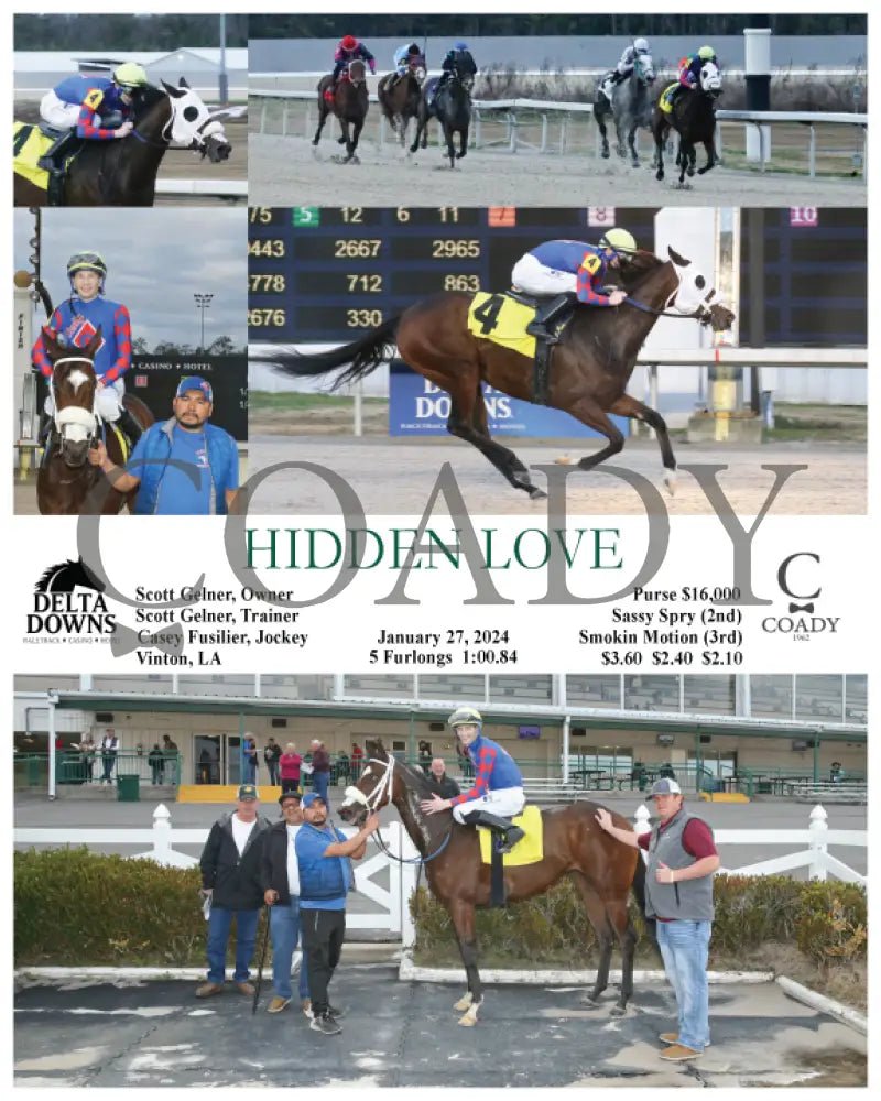 Hidden Love - 01-27-24 R01 Ded Delta Downs