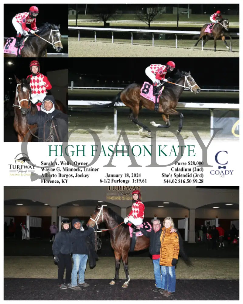 High Fashion Kate - 01-18-24 R05 Tp Turfway Park