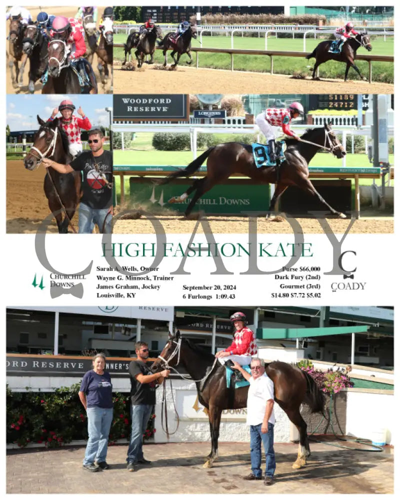 High Fashion Kate - 09-20-24 R08 Cd Churchill Downs