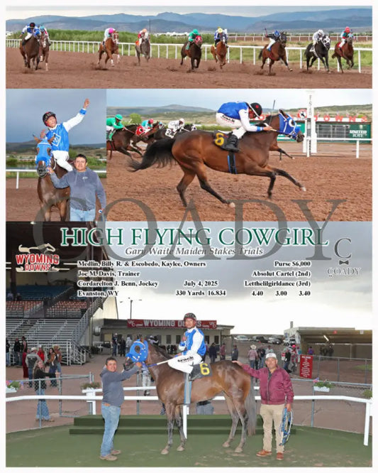 HIGH FLYING COWGIRL - Gary Waite Maiden Stakes Trials - 07-04-25 - R12 - WYO Wyoming Downs