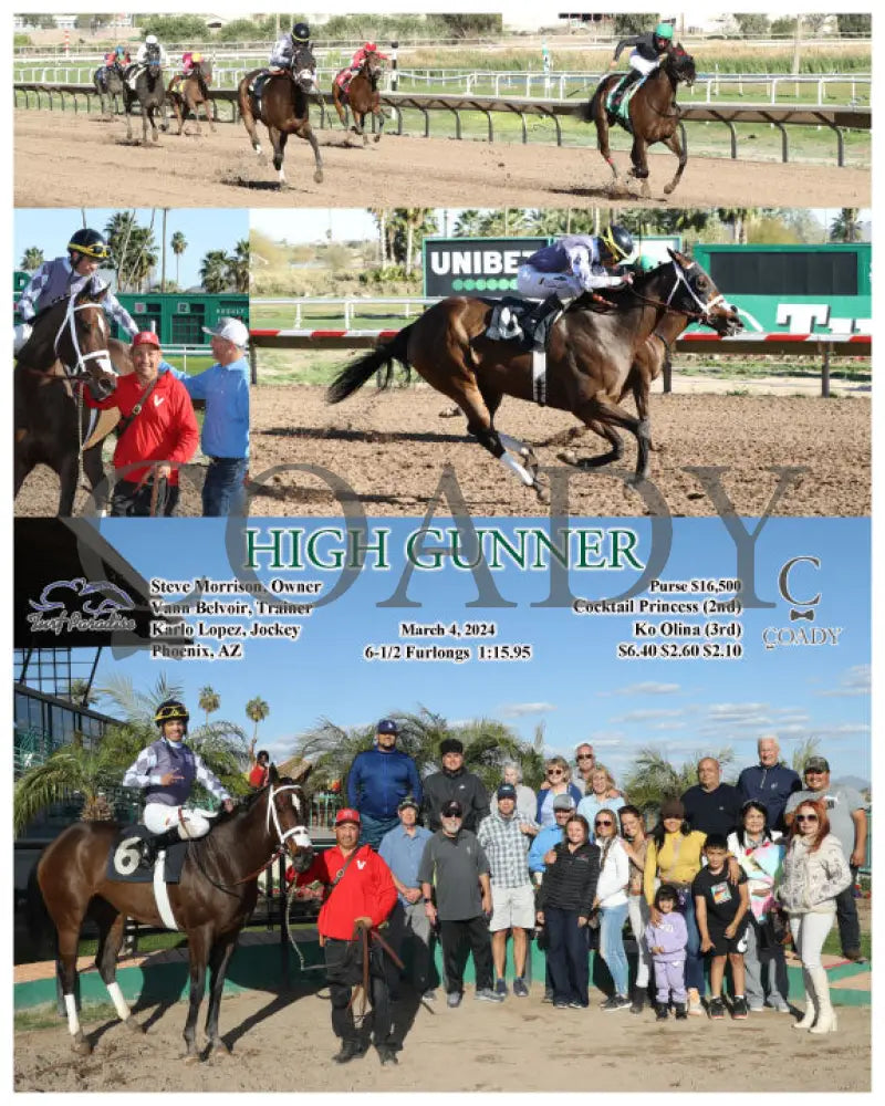 High Gunner - 03 - 04 - 24 R08 Tup Turf Paradise