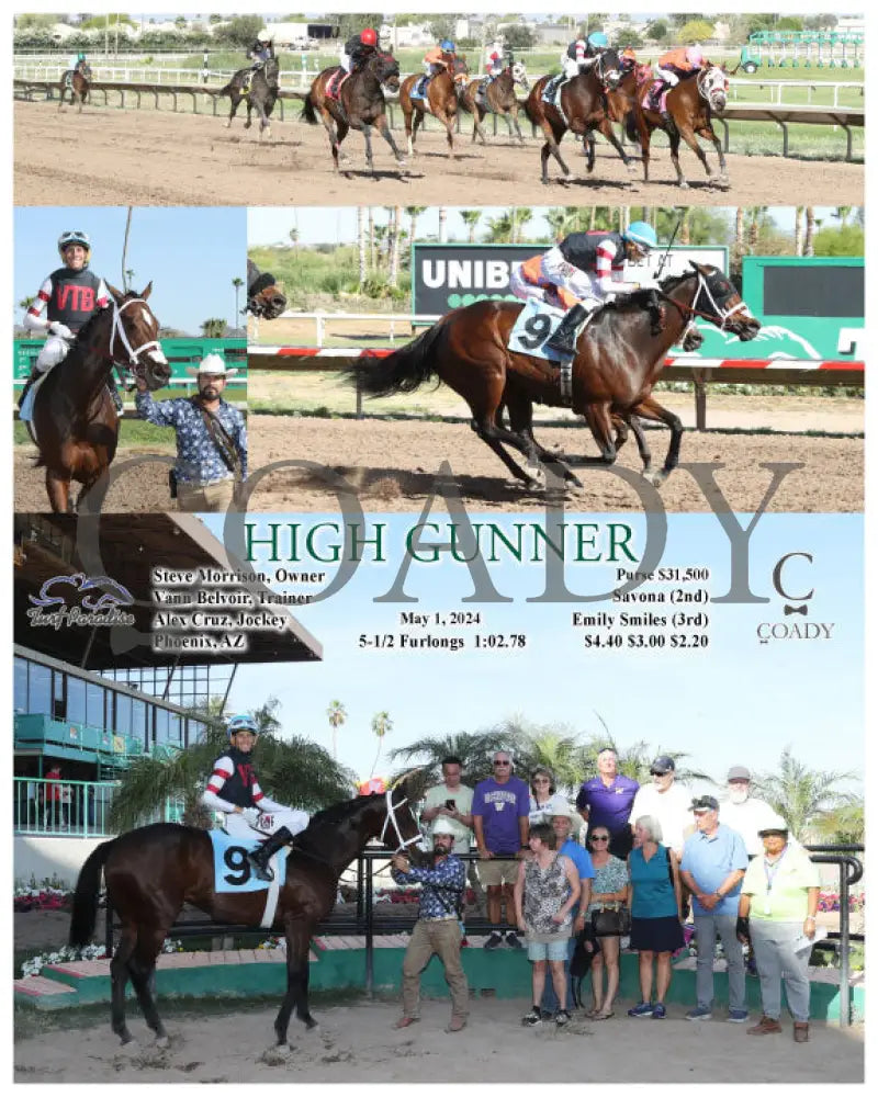 High Gunner - 05-01-24 R08 Tup Turf Paradise