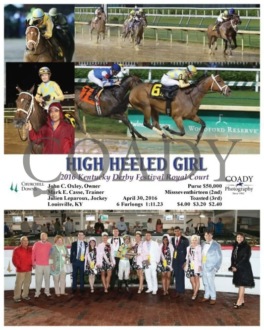 High Heeled Girl - 043016 Race 10 Cd Group Churchill Downs