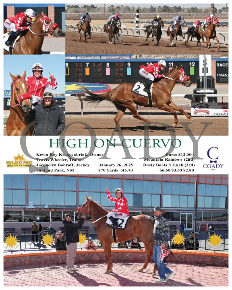 High On Cuervo - 01-26-25 R02 Sun Turfway Park