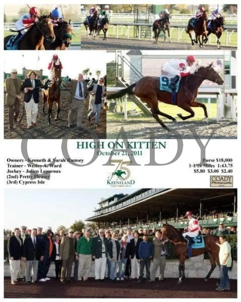 High On Kitten - 102111 Keeneland