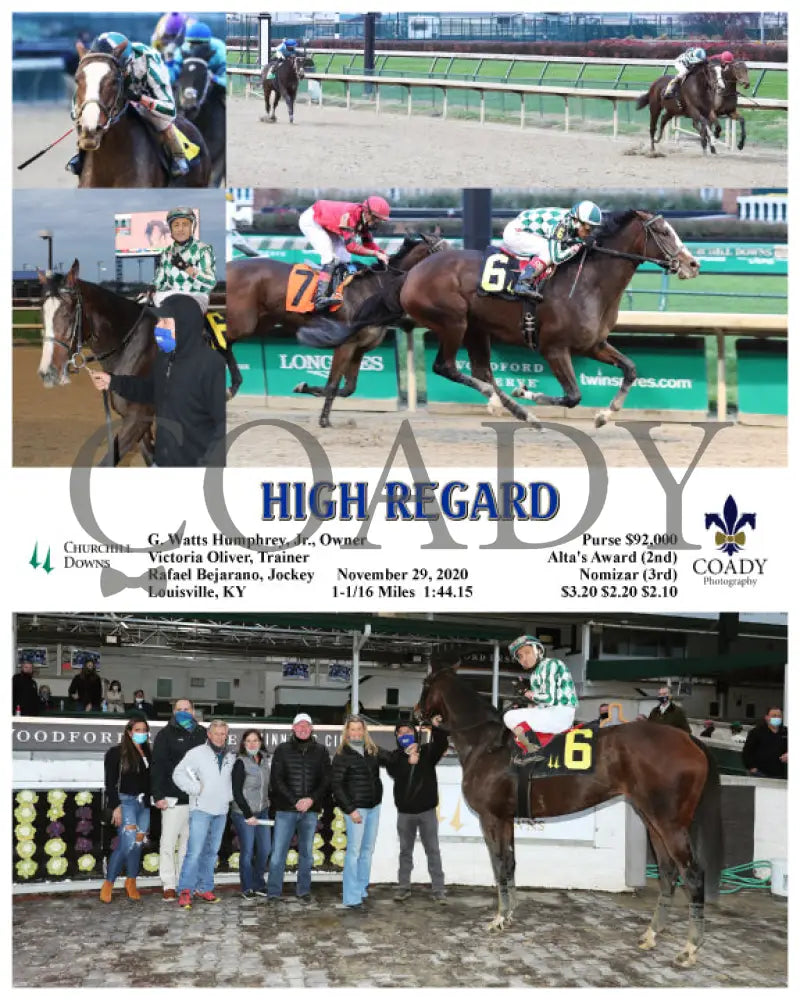 High Regard - 11-29-20 R09 Cd Churchill Downs