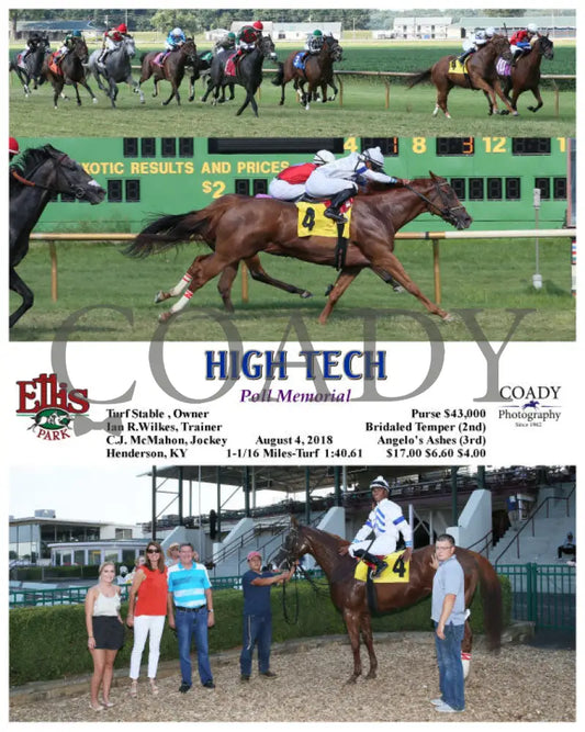 High Tech - 080418 Race 08 Elp Ellis Park