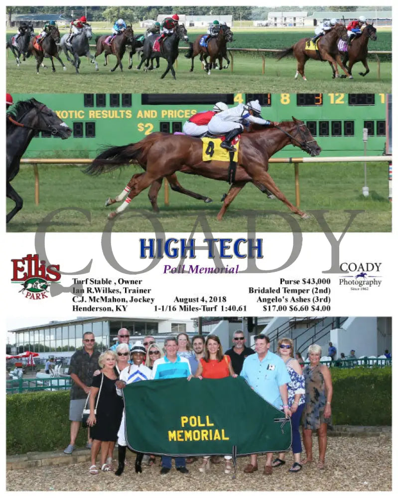 High Tech - 080418 Race 08 Elp Group Ellis Park