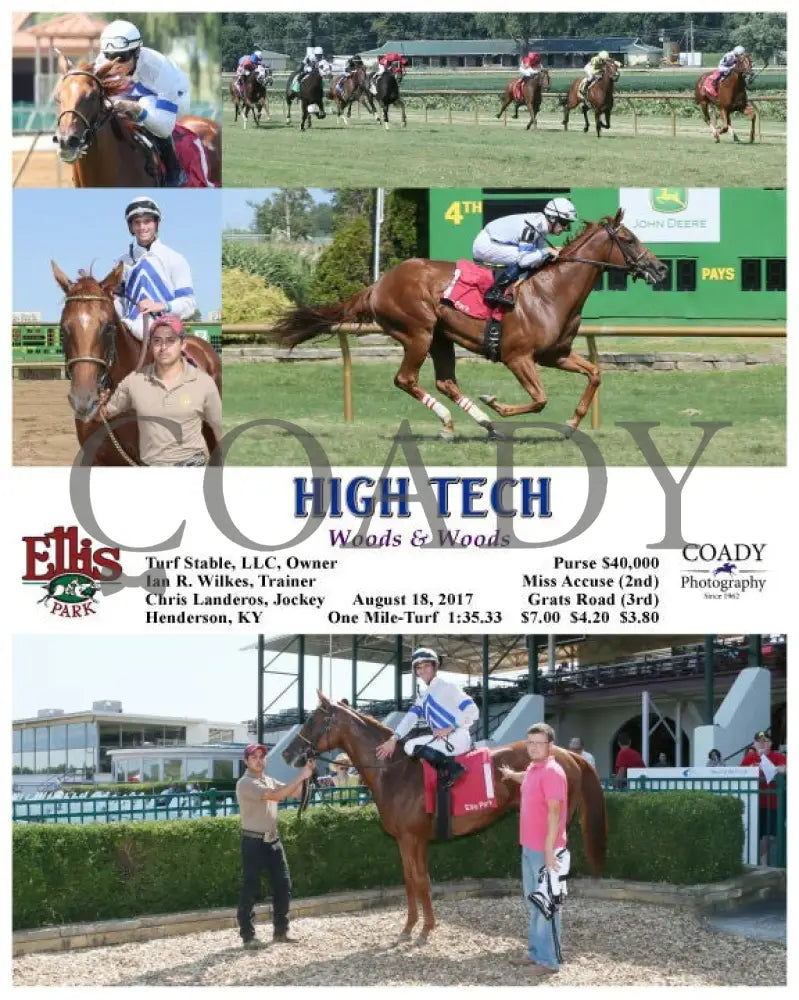 High Tech - 081817 Race 06 Elp Ellis Park