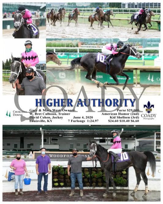 Higher Authority - 06-04-20 R09 Cd Churchill Downs