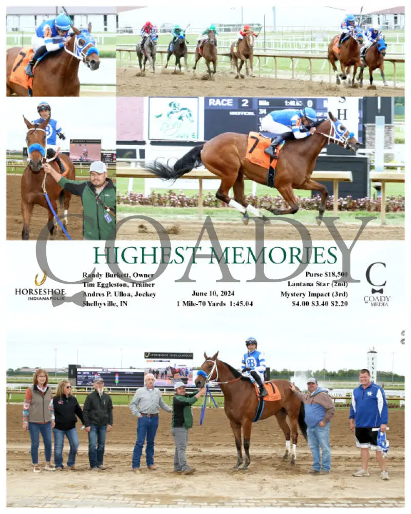 Highest Memories - 06-10-24 R02 Ind Indiana Grand