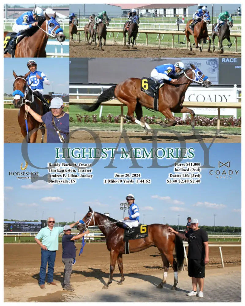 Highest Memories - 06-20-24 R08 Ind Indiana Grand