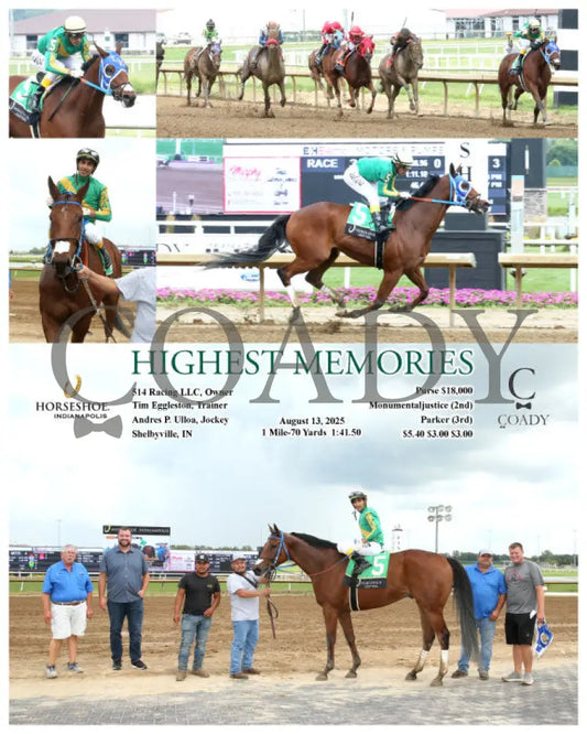 HIGHEST MEMORIES - 08-13-25 - R03 - IND Indiana Grand