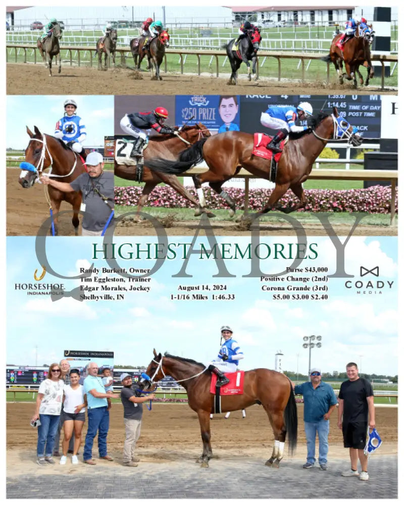 Highest Memories - 08-14-24 R04 Ind Indiana Grand
