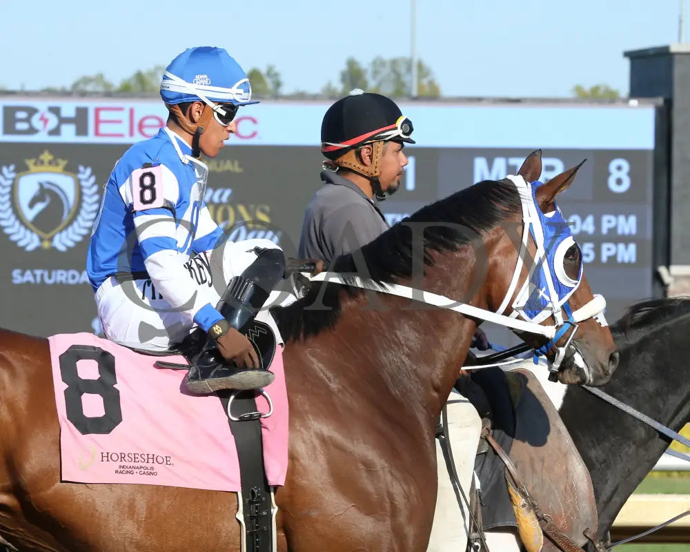 Highest Memories - The Empire 22Nd Running 09-11-24 R08 Horseshoe Indiana Post Parade 02 Sammantha