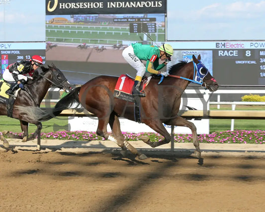 HIGHEST MEMORIES - The Empire - 25th Running - 09-10-25 - R08 - Horseshoe Indiana - Finish 02 - Sammantha Pagels