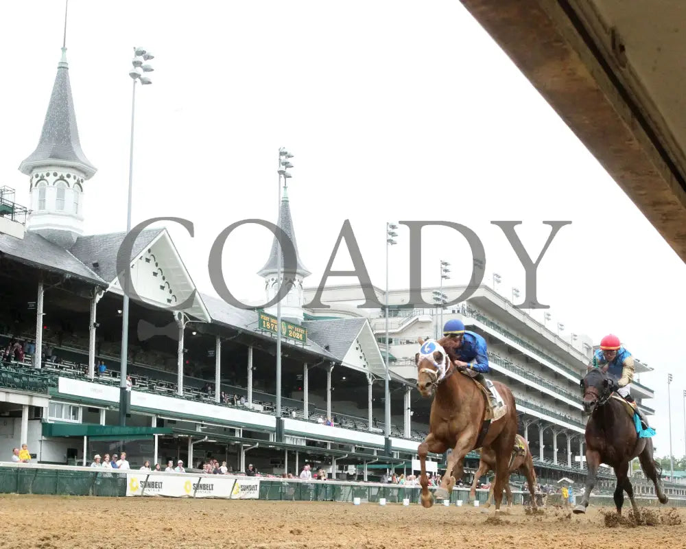 Highland Falls - The Blame G3 5Th Running 06-01-24 R10 Cd Under Rail 01 Churchill Downs