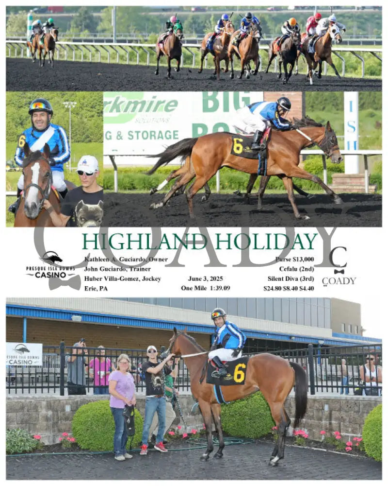 HIGHLAND HOLIDAY - 06-03-25 - R07 - PID Presque Isle Downs