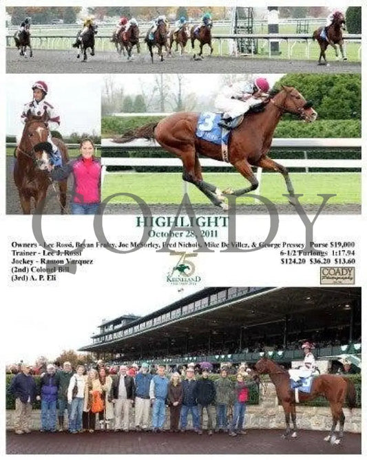 Highlight - 102811 Keeneland