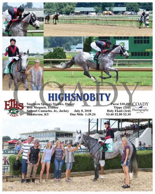 Highsnobity - 070818 Race 01 Elp Ellis Park