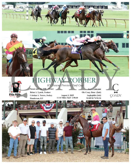 HIGHWAY ROBBER - KY Downs Preview Turf Cup - 08-03-25 - R07 - ELP Ellis Park