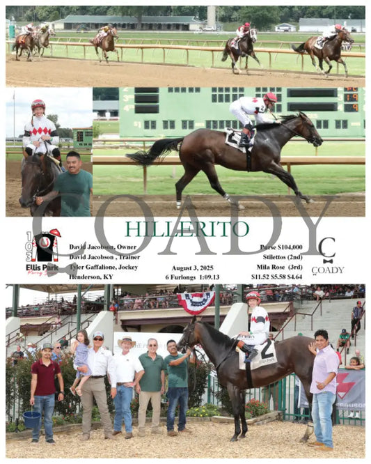 HILLERITO - 08-03-25 - R06 - ELP Ellis Park