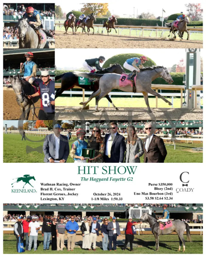 Hit Show - The Hagyard Fayette 102624 Race 08 Kee Keeneland