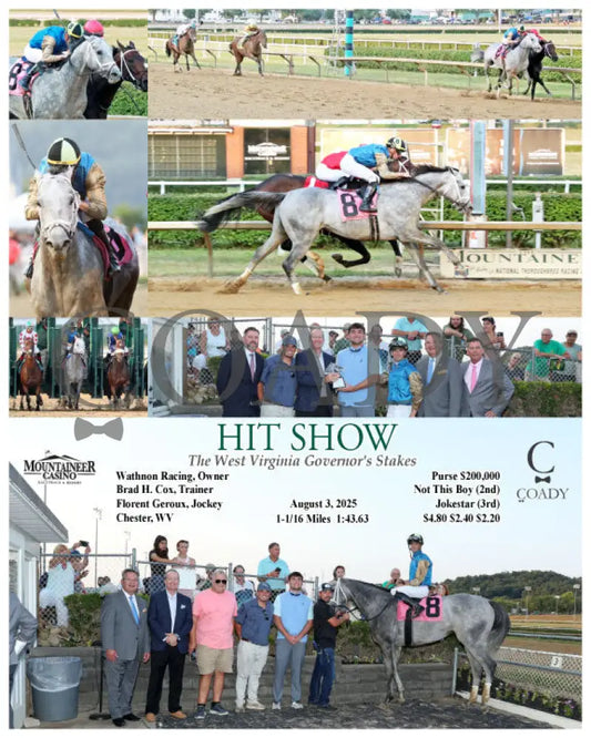 HIT SHOW - The West Virginia Governor’s Stakes - 08-03-25 - R07 - MNR Mountaineer Park