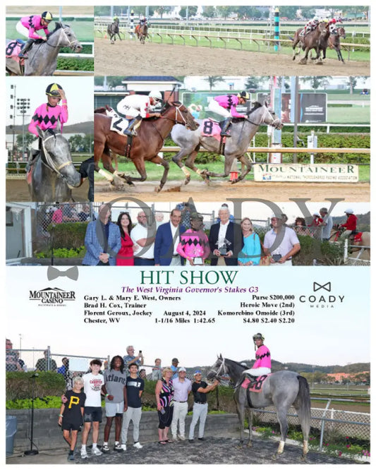 HIT SHOW - The West Virginia Governor's Stakes G3 - 08-04-24 - R07 - MNR - Coady Media - Kurtis Coady Photography