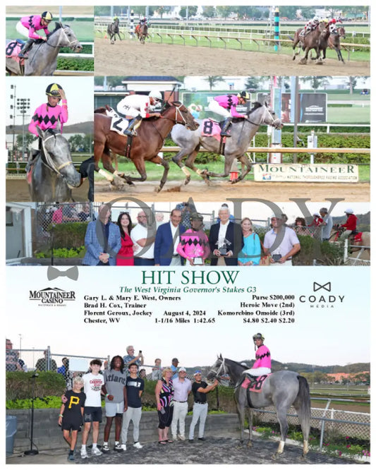 Hit Show - The West Virginia Governor’s Stakes G3 08-04-24 R07 Mnr Mountaineer Park