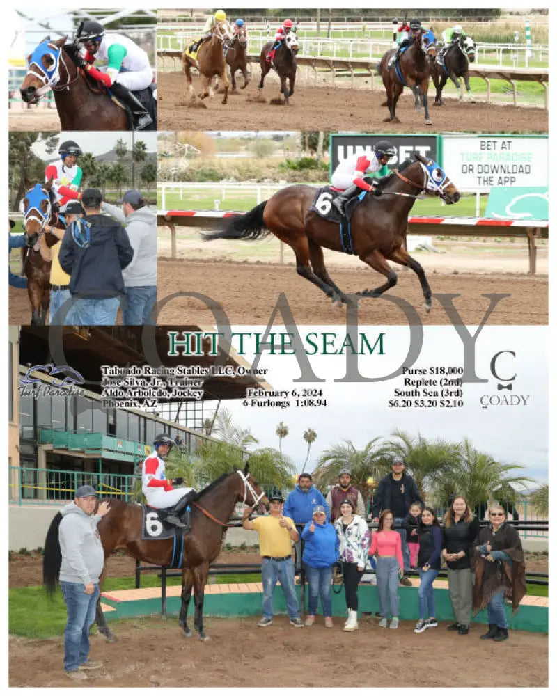 Hit The Seam - 02-06-24 R04 Tup Turf Paradise