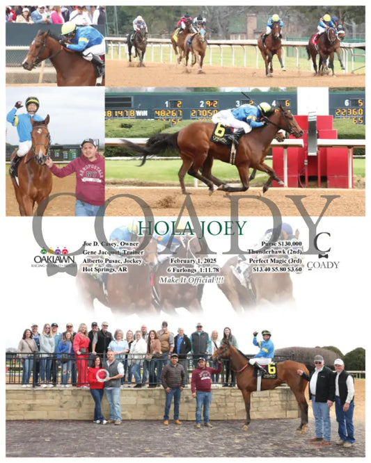Hola Joey - 02-01-25 R03 Op Oaklawn Park