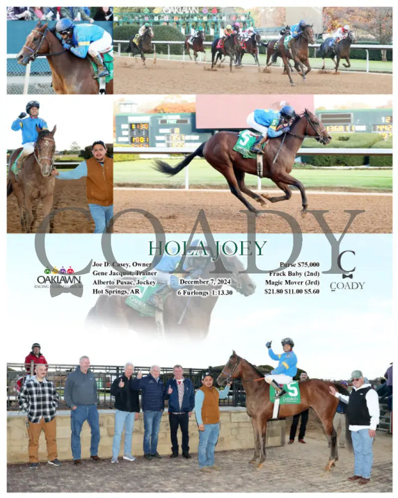 Hola Joey - 12-07-24 R08 Op Oaklawn Park