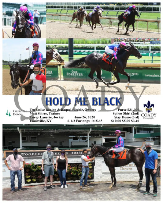 Hold Me Black - 06-26-20 R01 Cd Churchill Downs