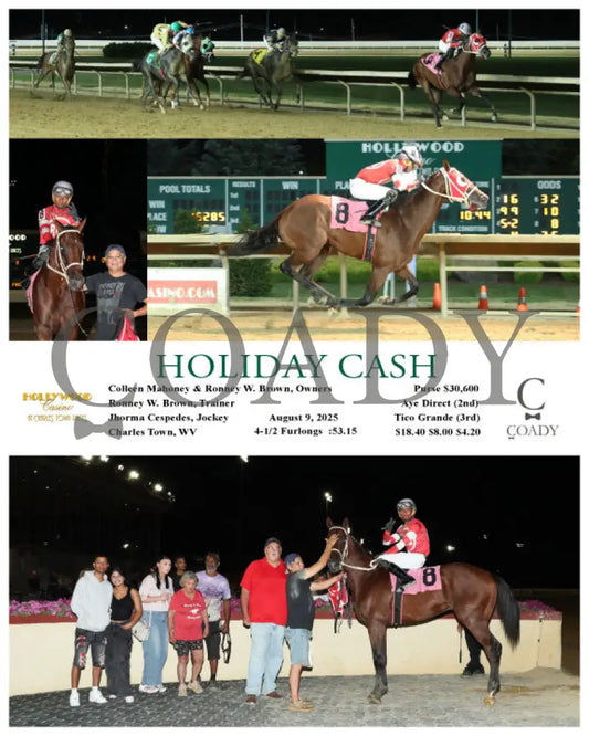 HOLIDAY CASH - 08-09-25 - R08 - CT Hollywood Casino at Charles Town Races