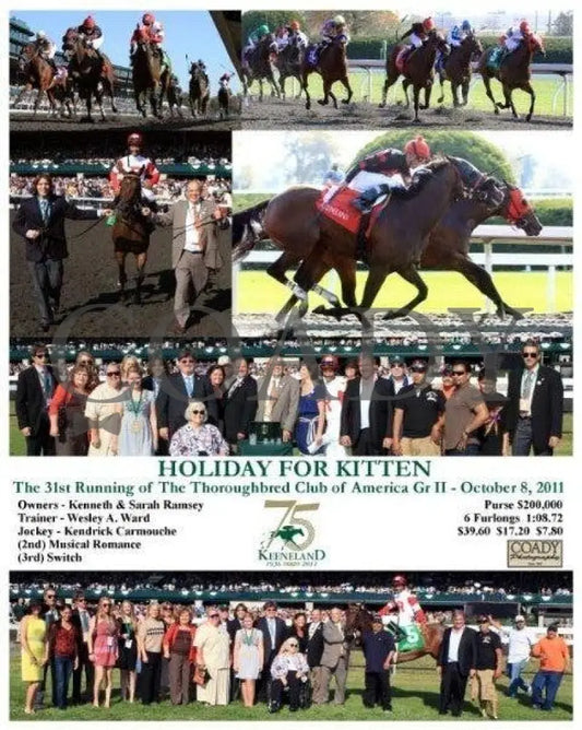 Holiday For Kitten - 100811 Keeneland