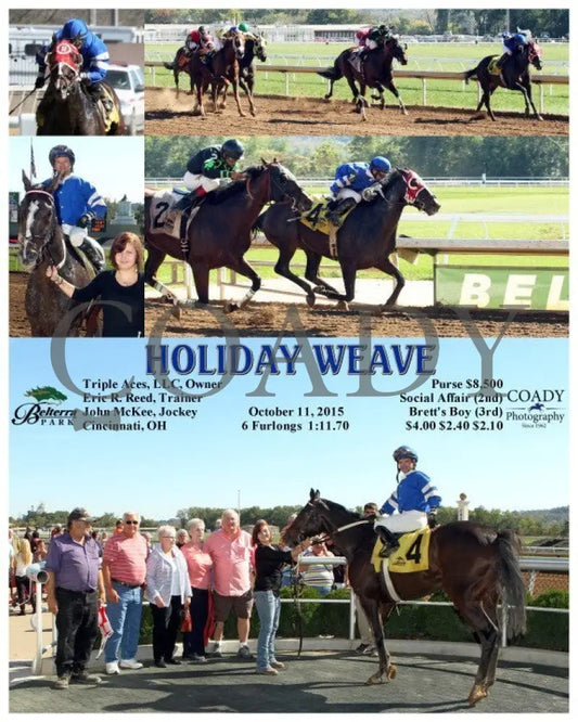 Holiday Weave - 101115 Race 03 Btp Belterra Park