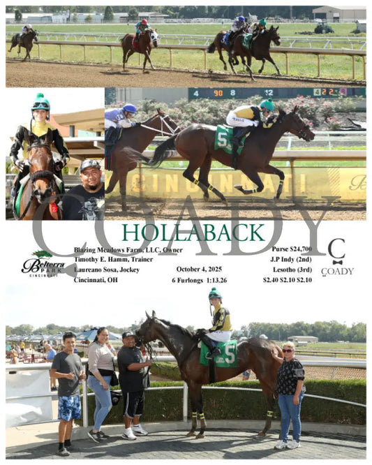 HOLLABACK - 100425 - Race 02 - BTP Presque Isle Downs