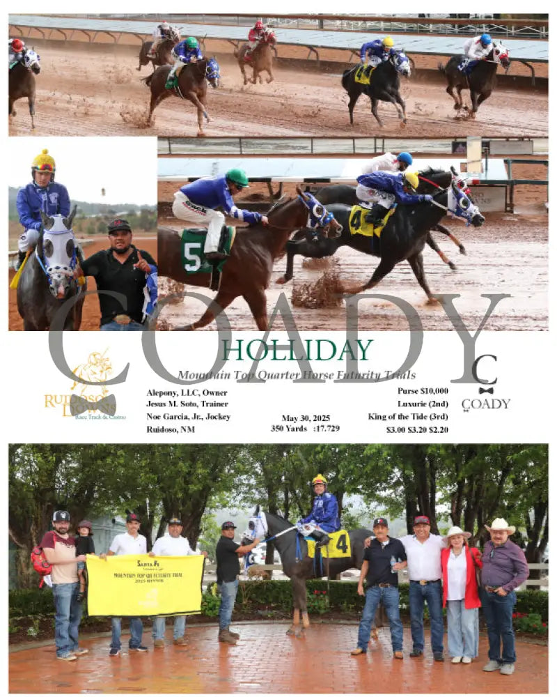 HOLLIDAY - Mountain Top Quarter Horse Futurity Trials - 05-30-25 - R05 - RUI Ruidoso Downs