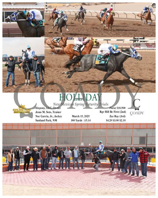 HOLLIDAY - New Mexican Spring Futurity Trials - 03-15-25 - R08 - SUN Sunland Park