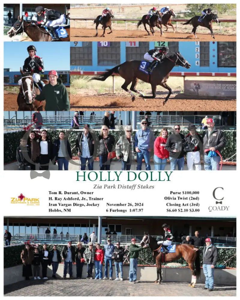 Holly Dolly - Zia Park Distaff Stakes 11-26-24 R04 Zia