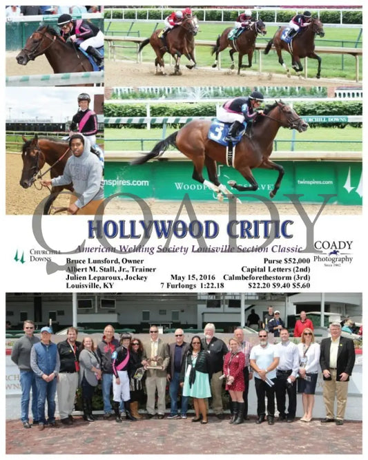 Hollywood Critic - 051516 Race 04 Cd Group Churchill Downs