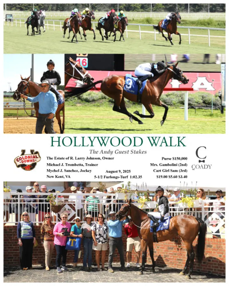 HOLLYWOOD WALK - The Andy Guest Stakes - 08-09-25 - R07 - CNL Colonial Downs