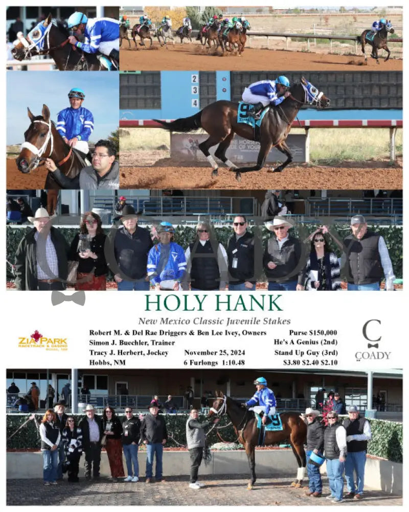 Holy Hank - New Mexico Classic Juvenile Stakes 11-25-24 R07 Zia Zia Park