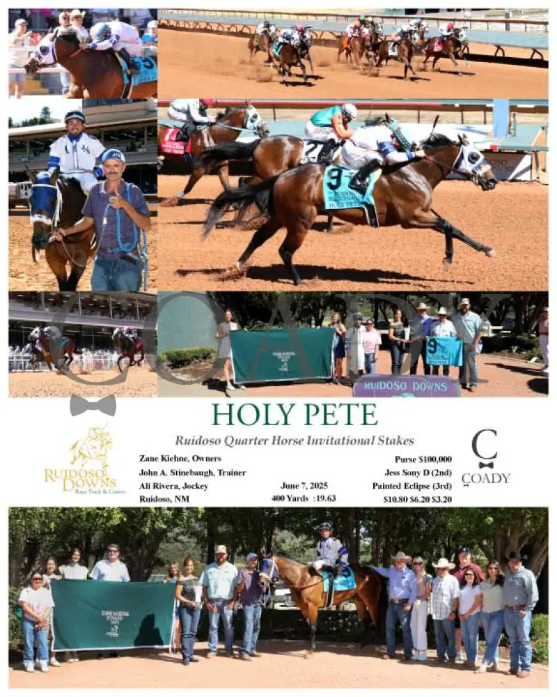 HOLY PETE - Ruidoso Quarter Horse Invitational Stakes - 06-07-25 - R08 - RUI Ruidoso Downs