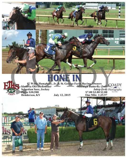 Hone In - 071215 Race 07 Elp Ellis Park