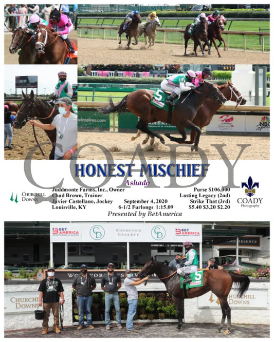 Honest Mischief - Ashado 09-04-20 R06 Cd Churchill Downs