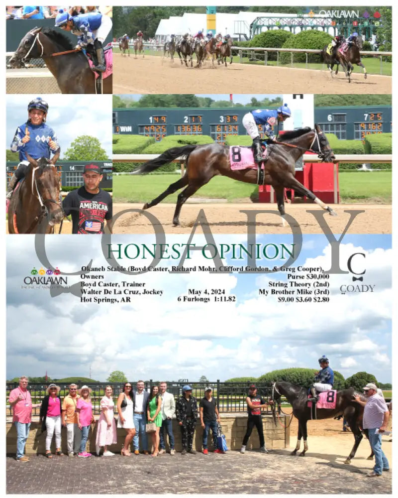 Honest Opinion - 05-04-24 R06 Op Oaklawn Park